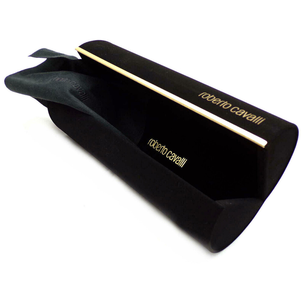 Roberto Cavalli 580844 Sunglasses Black Plastic Oval - Picture 2 of 2